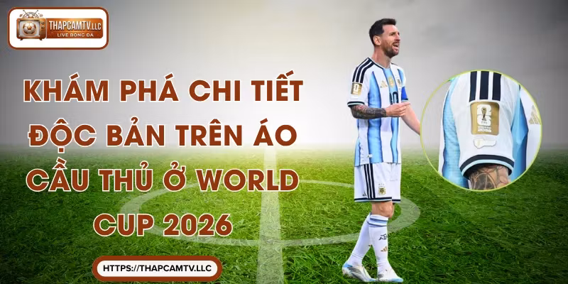Khám Phá Chi Tiết Độc Bản Trên Áo Cầu Thủ ở World Cup 2026