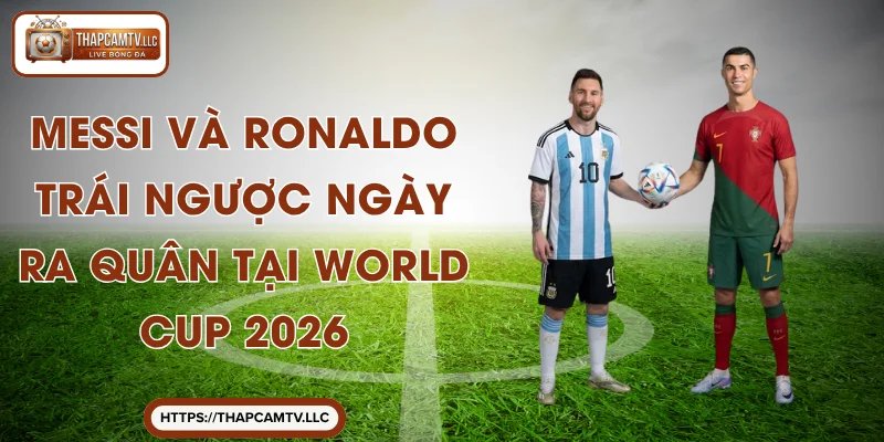 Messi Và Ronaldo Trái Ngược Ngày Ra Quân Tại World Cup 2026