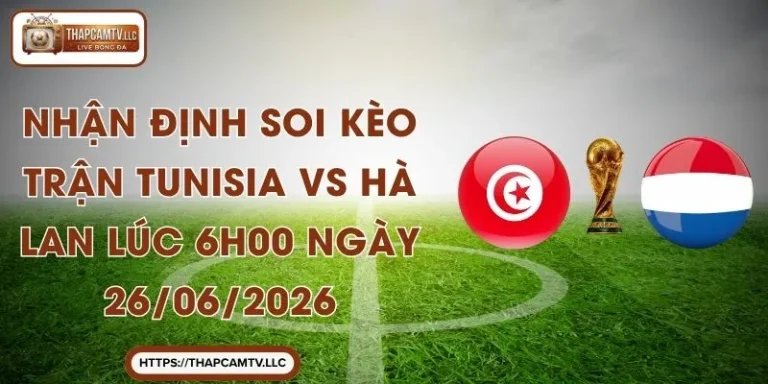Tunisia vs Hà Lan diễn ra lúc 6:00 ngày 26/06/2026 hứa hẹn mang đến màn so tài hấp dẫn giữa hàng thủ kỷ luật cùng lối chơi giàu sức tấn công. Theo dõi ngay! Nhận Định Soi Kèo Trận Tunisia vs Hà Lan Lúc 6h00 Ngày 26/06/2026 Tunisia vs Hà Lan là cặp đấu đáng chú ý ở lượt trận cuối bảng F World Cup 2026 khi hai đội bước vào trận đấu với những mục tiêu khác nhau. Tunisia quyết tâm tạo bất ngờ, trong khi Hà Lan được đánh giá cao nhờ chất lượng đội hình và đẳng cấp vượt trội. Hãy cùng ThapcamTV cập nhật những phân tích chi tiết và dự đoán đáng chú ý về màn so tài này trong bài viết dưới đây! Phong độ của Tunisia vs Hà Lan gần đây Cuộc đối đầu giữa Tunisia vs Hà Lan ở lượt trận cuối bảng F World Cup 2026 nhận được sự quan tâm lớn khi cả hai đội đều hướng đến những mục tiêu khác nhau. Trong khi Hà Lan đặt quyết tâm giành ngôi đầu bảng để tạo lợi thế ở vòng knock-out, Tunisia vẫn nuôi hy vọng tạo nên bất ngờ nếu kết quả các trận đấu khác diễn ra thuận lợi. Phong độ của Tunisia vs Hà Lan gần đây Tunisia bước vào giải đấu với lối chơi phòng ngự phản công quen thuộc. Đại diện châu Phi nổi bật với lối chơi kỷ luật, phòng ngự chặt chẽ và tinh thần thi đấu kiên cường. Tuy nhiên, hiệu quả trên hàng công vẫn là vấn đề khiến họ gặp khó trước các đối thủ mạnh. Ở chiều ngược lại, Hà Lan tiếp tục cho thấy đẳng cấp của một ứng viên hàng đầu. Đội bóng áo cam sở hữu đội hình có chiều sâu, nhiều cầu thủ thi đấu tại các giải vô địch hàng đầu châu Âu. Nếu duy trì đúng phong độ, họ hoàn toàn có thể hướng tới một chiến thắng thuyết phục. Nhận định soi kèo Tunisia vs Hà Lan bảng F ngày 26/06/2026 Bảng F được đánh giá có sự chênh lệch về đẳng cấp. Dưới đây là những nhận định soi kèo bóng đá giữa Tunisia vs Hà Lan diễn ra vào ngày 26/06/2026 bạn hãy theo dõi ngay: Nhận định soi kèo Tunisia vs Hà Lan bảng F ngày 26/06/2026 Nhận định soi kèo Châu Á trận Tunisia vs Hà Lan Ở kèo châu Á, Hà Lan vẫn là lựa chọn đáng tin cậy hơn nhờ sở hữu lực lượng vượt trội và phong độ ổn định trong giai đoạn gần đây. Đội bóng áo cam quy tụ nhiều ngôi sao đang thi đấu tại các giải VĐQG hàng đầu châu Âu. Nhờ chất lượng đội hình vượt trội, Hà Lan thường áp đặt được thế trận trước các đối thủ yếu hơn. Trong khi đó, Tunisia thường lựa chọn lối chơi phòng ngự số đông, nhưng khả năng chống chịu trước sức ép liên tục từ Hà Lan vẫn là dấu hỏi lớn. Nếu thi đấu đúng với thực lực, đại diện châu Âu hoàn toàn đủ khả năng tạo ra cách biệt từ hai bàn trở lên. Vì vậy, lựa chọn Hà Lan ở kèo châu Á được xem là phương án an toàn và có tỷ lệ thắng cao hơn. Kèo Tài Xỉu Mặc dù Hà Lan được đánh giá vượt trội, nhưng đây nhiều khả năng sẽ không phải trận đấu có quá nhiều bàn thắng. Tunisia nhiều khả năng sẽ chủ động lùi sâu đội hình nhằm hạn chế khoảng trống và giảm sức ép từ hàng công đối phương. Về phía Hà Lan, chỉ cần giành trọn 3 điểm là đủ để hoàn thành mục tiêu nên họ có thể lựa chọn lối chơi chắc chắn sau khi tạo được lợi thế. Với thế trận được dự đoán diễn ra chặt chẽ cùng khả năng Tunisia gặp khó trong khâu ghi bàn, tổng số bàn thắng khó vượt qua mốc 2,5. Do đó, kèo Xỉu là phương án đáng để cân nhắc ở cặp đấu này. Kèo Châu Âu Kèo châu Âu cũng đang nghiêng rõ về phía Hà Lan khi sự chênh lệch giữa hai đội là khá lớn. Không chỉ vượt trội về chất lượng đội hình, đại diện châu Âu còn sở hữu bản lĩnh thi đấu dày dạn ở những sân chơi lớn như World Cup. Trong khi đó, Tunisia thường gặp nhiều khó khăn mỗi khi chạm trán các đối thủ mạnh và chưa cho thấy sự ổn định trong cả tấn công lẫn phòng ngự. Nếu tận dụng tốt những cơ hội tạo ra, Hà Lan hoàn toàn có thể khép lại trận đấu bằng một chiến thắng thuyết phục. Lựa chọn Hà Lan thắng ở kèo châu Âu là phù hợp với tương quan lực lượng. Xem thêm: Nhận Định Soi Kèo Nhật Bản vs Thụy Điển 26/06/2026 Tại World Cup Đội hình ra sân dự kiến của Tunisia vs Hà Lan Tunisia nhiều khả năng vẫn ưu tiên đội hình thiên về phòng ngự nhằm hạn chế sức mạnh tấn công của Hà Lan. Trong khi đó, Hà Lan được dự đoán sẽ tung ra đội hình mạnh với mục tiêu kiểm soát thế trận và hướng đến chiến thắng để củng cố vị trí tại bảng F. Đội hình Chi tiết Tunisia ●Thủ môn: Aymen Dahmen ●Hậu vệ: Wajdi Kechrida, Yassine Meriah, Montassar Talbi, Ali Abdi ●Tiền vệ: Aissa Laidouni, Ellyes Skhiri, Mohamed Ali Ben Romdhane ●Tiền đạo: Anis Ben Slimane, Elias Achouri, Seifeddine Jaziri. Hà Lan ●Thủ môn: Bart Verbruggen ●Hậu vệ: Denzel Dumfries, Stefan de Vrij, Virgil van Dijk, Nathan Aké ●Tiền vệ: Tijjani Reijnders, Frenkie de Jong, Xavi Simons ●Tiền đạo: Memphis Depay, Donyell Malen, Cody Gakpo Dự đoán tỷ số giữa Tunisia vs Hà Lan 26/06/2026 Cuộc đối đầu này được dự đoán sẽ diễn ra với thế trận nghiêng về phía Hà Lan nhờ sự vượt trội về chất lượng đội hình và kinh nghiệm thi đấu đỉnh cao. Tunisia chắc chắn sẽ nỗ lực chơi phòng ngự chặt chẽ và chờ đợi cơ hội phản công, nhưng sẽ không dễ xuyên thủng hàng thủ được tổ chức tốt của đối thủ. ThapcamTV dự đoán tỷ số: Tunisia 0-2 Hà Lan Với nhiều ngôi sao có khả năng tạo đột biến, đội bóng áo cam được kỳ vọng sẽ kiểm soát thế trận và tận dụng tốt các cơ hội ghi bàn. Nếu thi đấu đúng phong độ, Hà Lan nhiều khả năng sẽ giành trọn 3 điểm để khép lại vòng bảng một cách thuyết phục. 👉 Dự đoán tỷ số: Tunisia 0-2 Hà Lan Kết luận Cuộc chạm trán giữa Tunisia vs Hà Lan tại World Cup 2026 hứa hẹn mang đến màn so tài đáng xem giữa lối chơi kỷ luật của đại diện châu Phi và sức mạnh toàn diện của "Cơn lốc màu da cam". Hy vọng những nhận định trên sẽ giúp bạn có thêm thông tin hữu ích trước giờ bóng lăn. ThapcamTV chúc bạn theo dõi trận đấu trọn vẹn và đưa ra những lựa chọn chính xác.